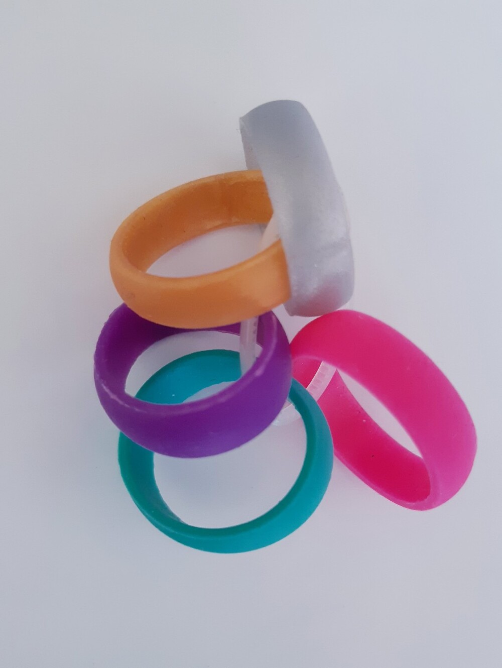 Stackable Silicone Rings